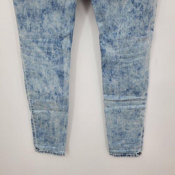 Blank NYC Skinny Classique Light Wash Acid Distressed Jeans Size 25 - Picture 9 of 9